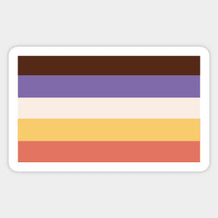 Black Trans Genderless Flag Sticker